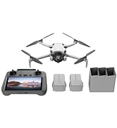 DJI Mini 4 Pro Pack Vuela Más con DJI RC 2 (control remoto con pantalla), drones con camara 4k, m...