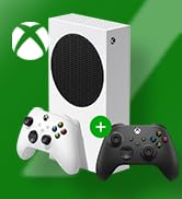 Xbox Series S, Xbox Wireless Controller, Black Carbon