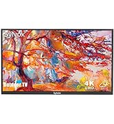 Sylvox Smart TV Exterior de 43", Android TV 4K UHD a Prueba de Agua IP55, Altavoces Duales Incorp...
