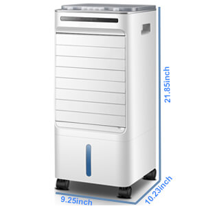 Climatizador evaporativo insta chill ventilador humidificador ventiladores con agua climatizador