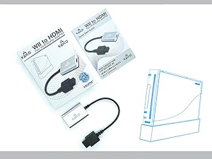 Nintendo Wii HDMI Adapter Component Converter Adapter Wii2HDMI