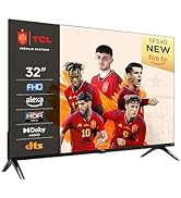 TCL 32SF540-32" FHD Smart TV - HDR & HLG-Dolby Audio-DTS Virtual X/DTS-HD-Metal Bezel-Less-Dual-B...