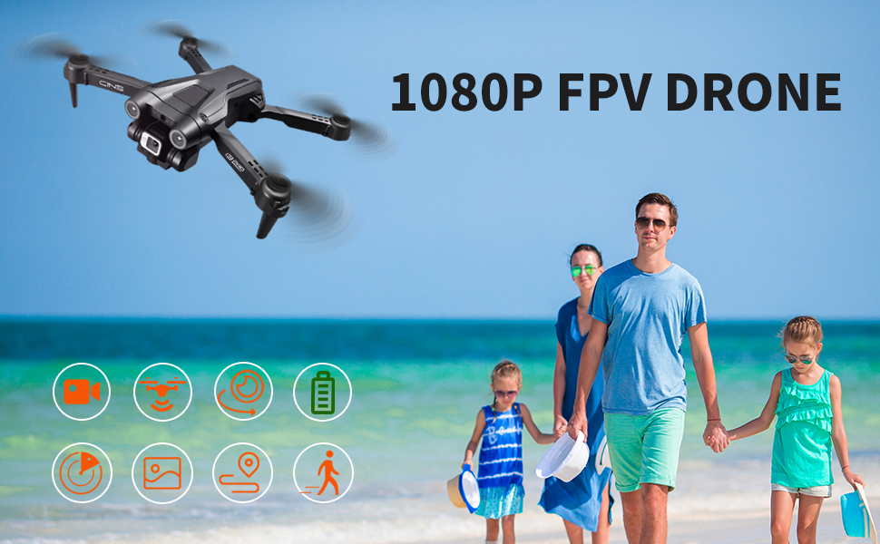 drones fpv HD 1080p para niños adultos principiantes