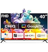 CHiQ L40G7V - Televisor de 40 Pulgadas Google TV, FHD, diseño sin Bordes, Asistente de Google, Go...