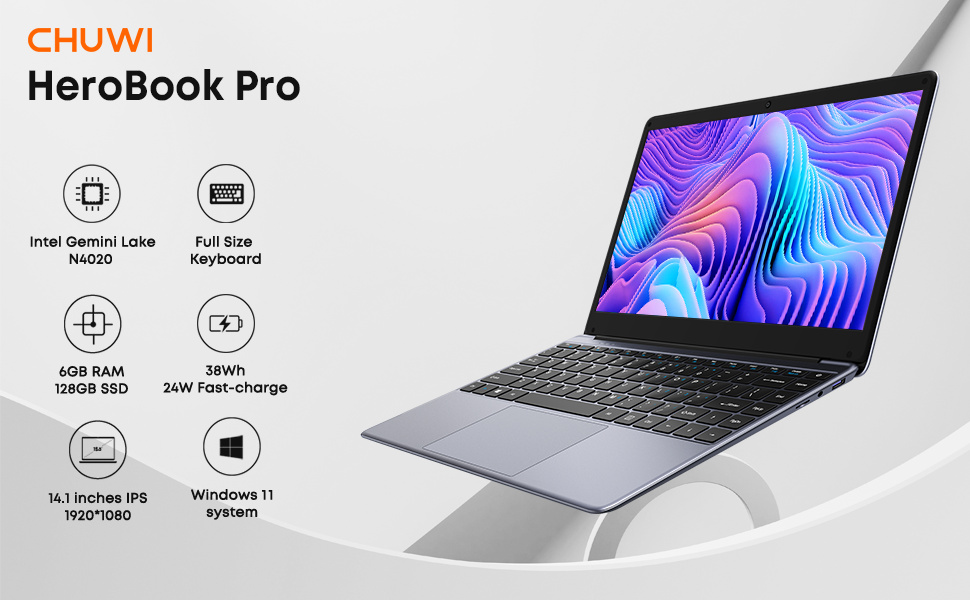 CHUWI ordenador portatil HeroBook pro pc 14 pulgadas